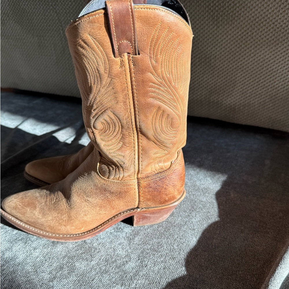 Abilene Boot Co. Rustic Brown Western Boots - Picture 3 of 8